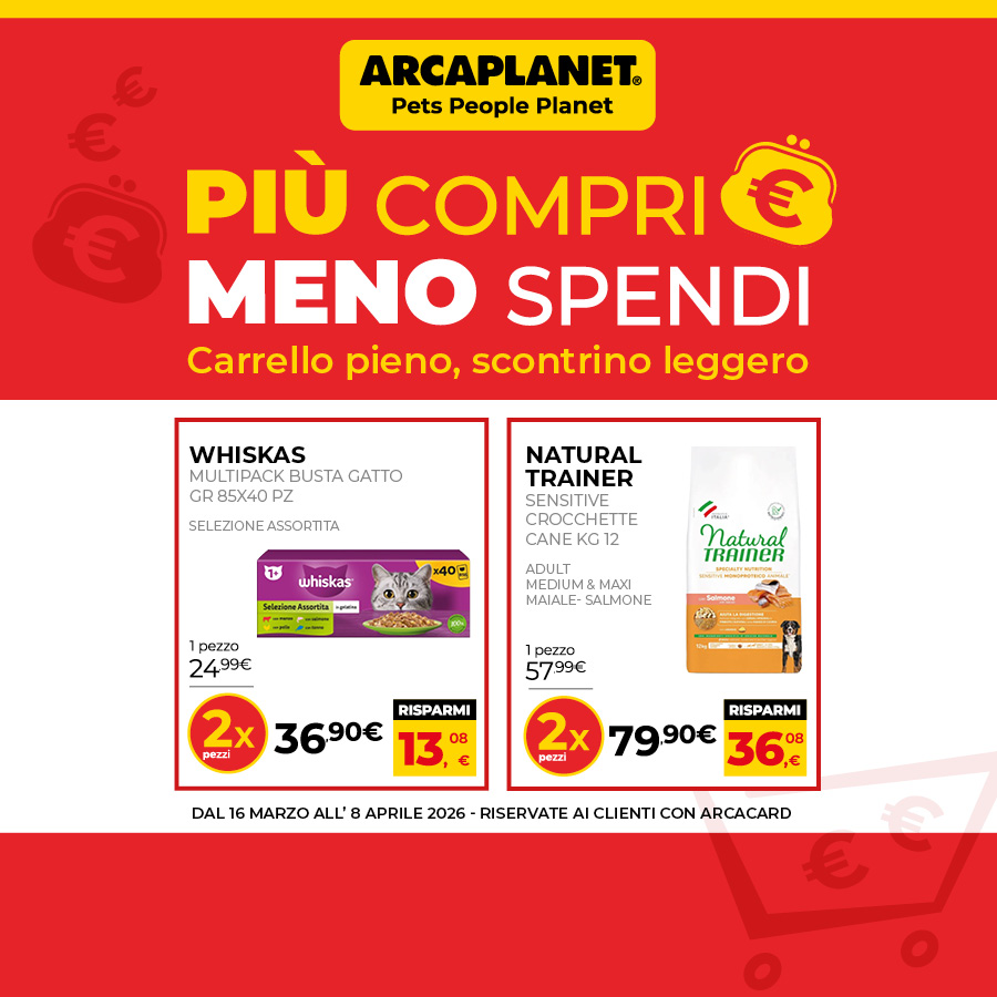 Centro Commerciale Euro Torri | Promozione Da Arcaplanet Più Compri, Meno Spendi!
